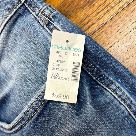🎉HP🎉 Maurice’s Women's Blue slim Boot Cut Jeans - Picture 5 of 11